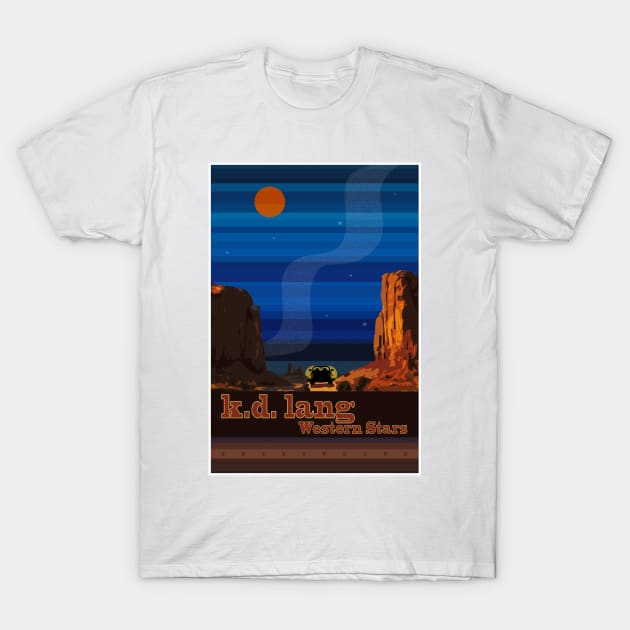 Western Stars T-Shirt by Boogiebus